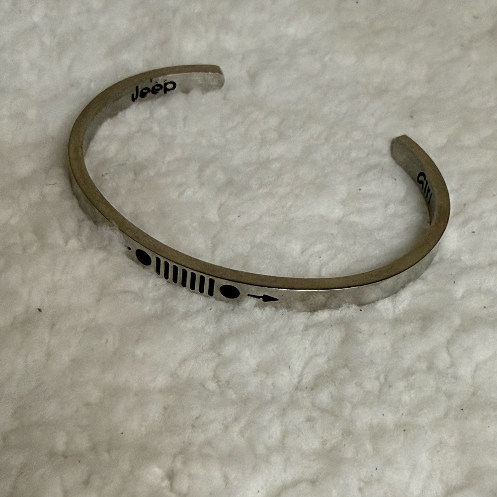 Jeep Girl Metallic Open Cuff Bracelet